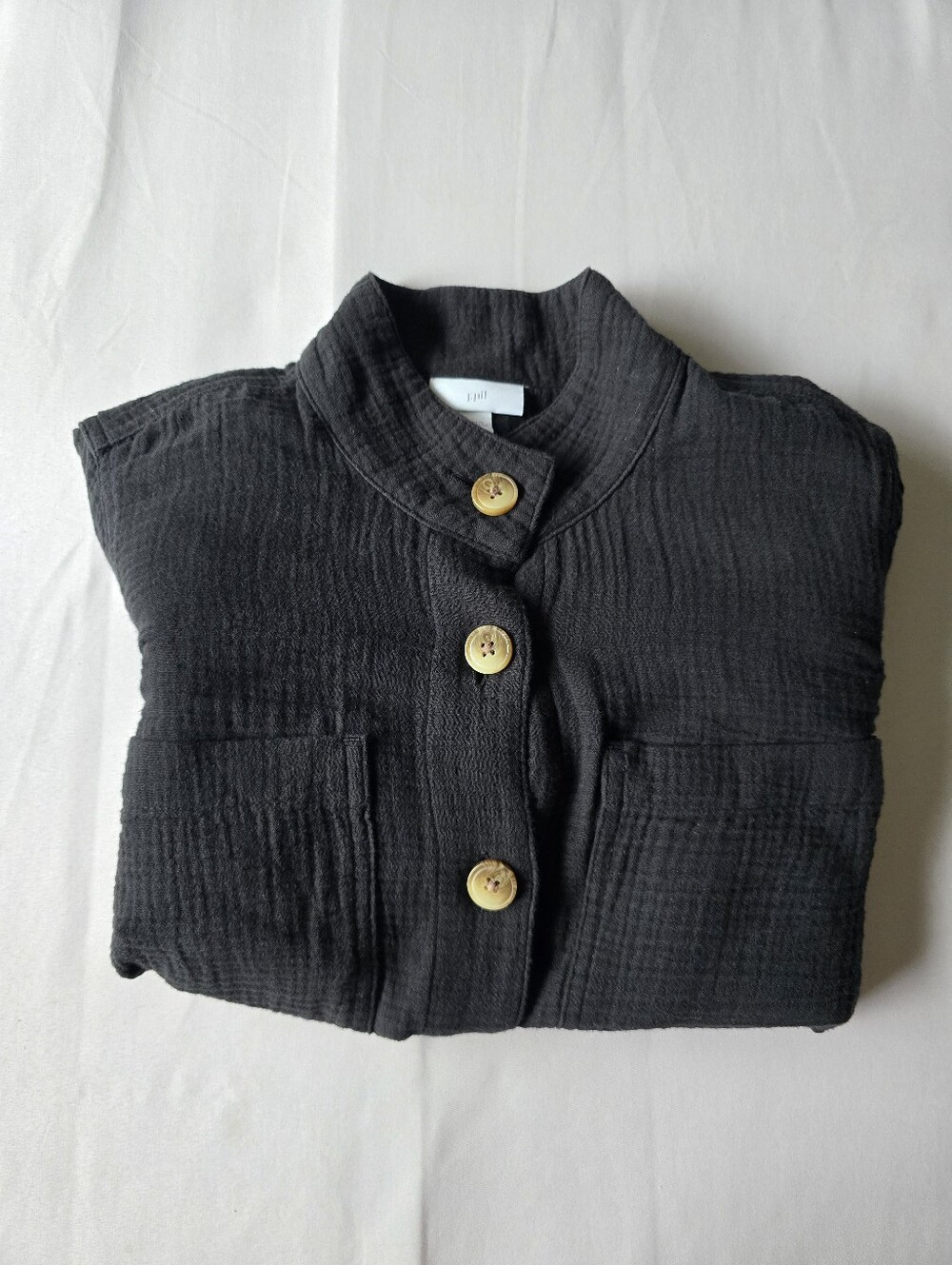 J.Jill Cotton-Gauze Button-Front Jacket Size XS NWOT